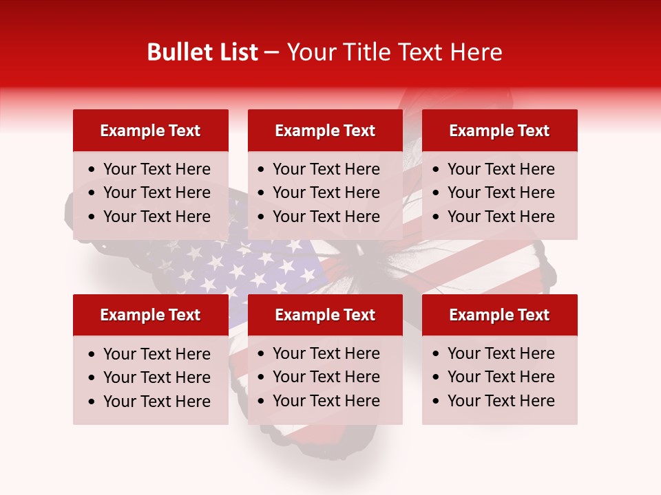 Wings Usa Collection PowerPoint Template