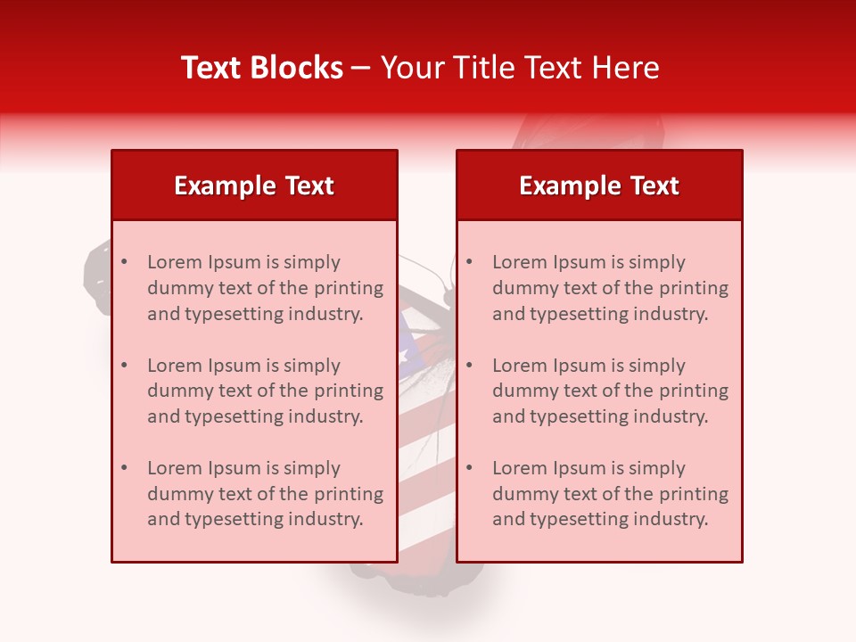 Wings Usa Collection PowerPoint Template