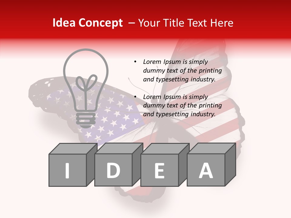 Wings Usa Collection PowerPoint Template