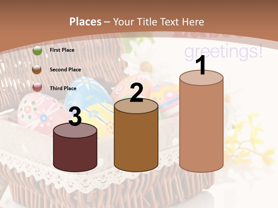 Basket Decor Green PowerPoint Template