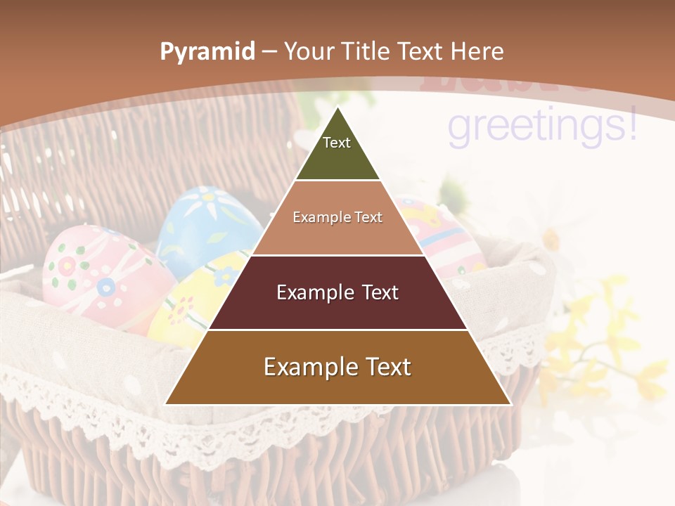 Basket Decor Green PowerPoint Template