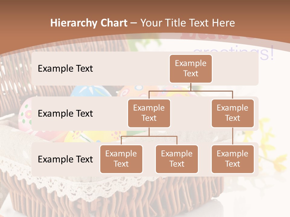Basket Decor Green PowerPoint Template