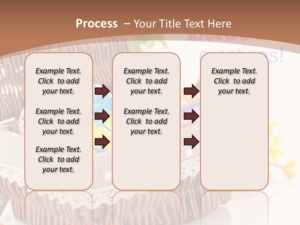 Basket Decor Green PowerPoint Template