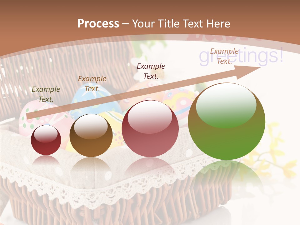 Basket Decor Green PowerPoint Template