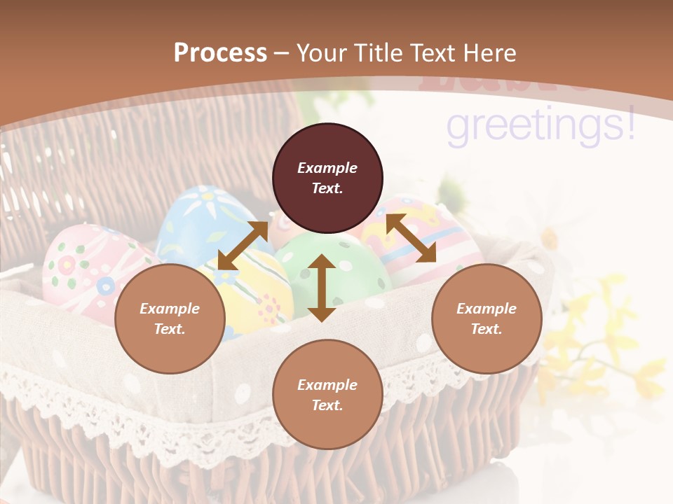 Basket Decor Green PowerPoint Template