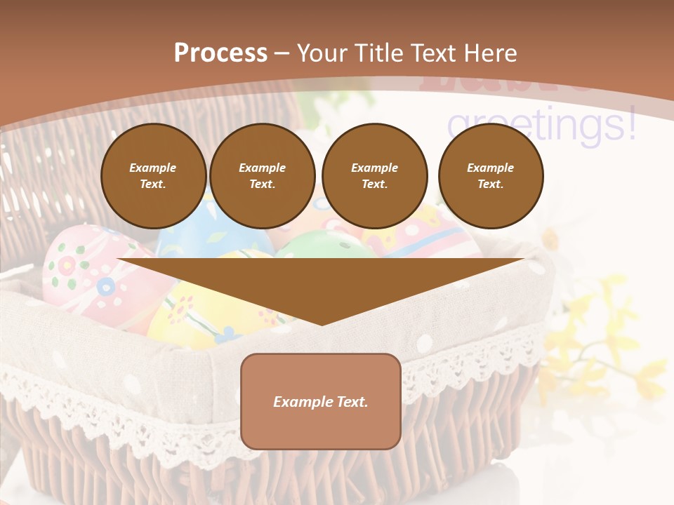 Basket Decor Green PowerPoint Template