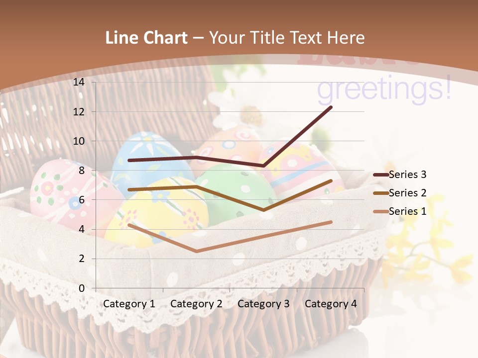 Basket Decor Green PowerPoint Template