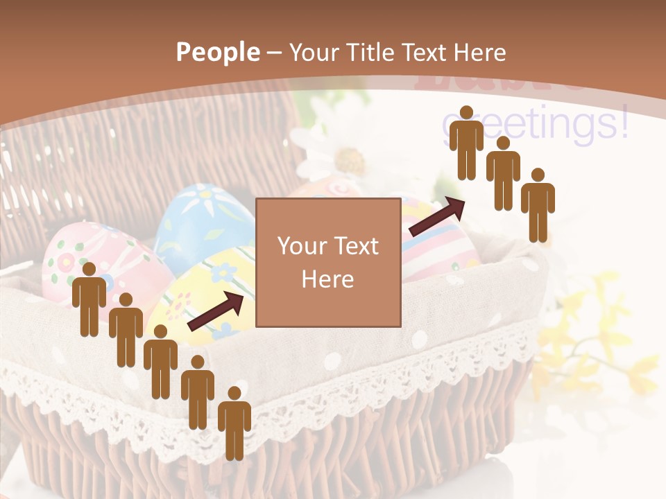 Basket Decor Green PowerPoint Template