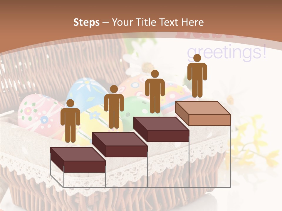 Basket Decor Green PowerPoint Template