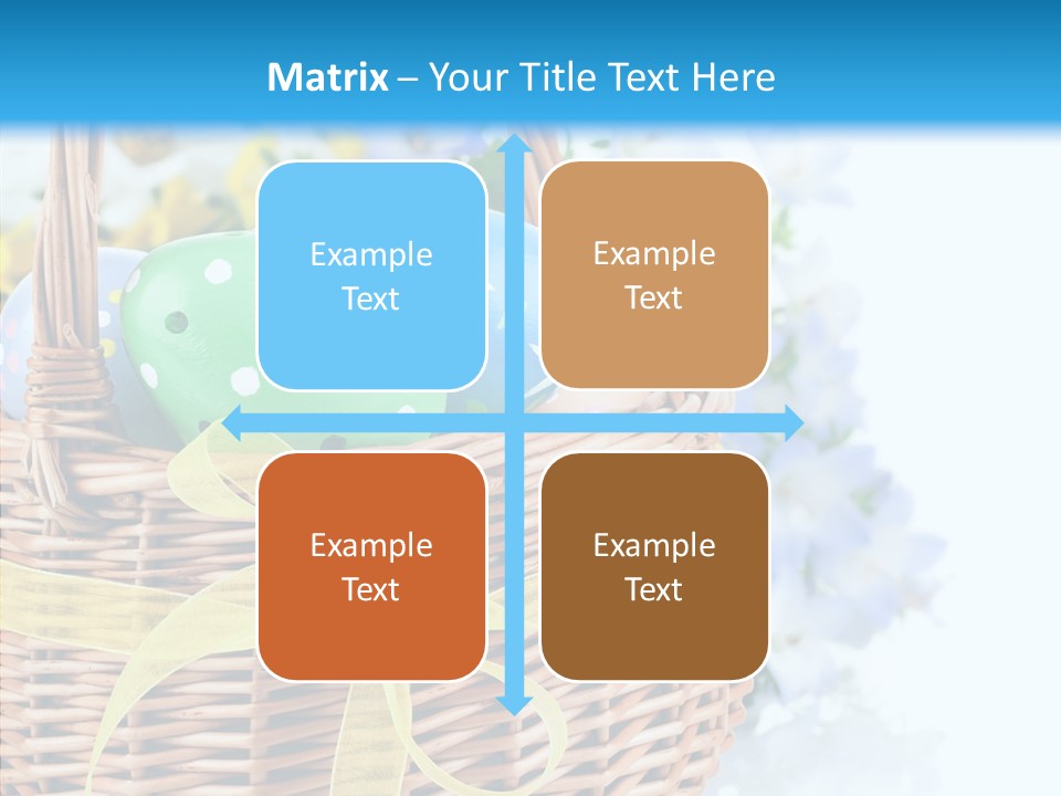 White Blooming Tracery PowerPoint Template