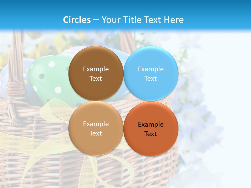 White Blooming Tracery PowerPoint Template