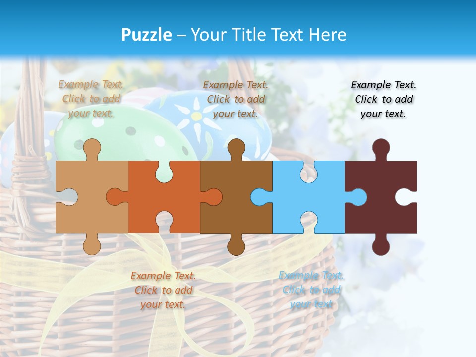 White Blooming Tracery PowerPoint Template