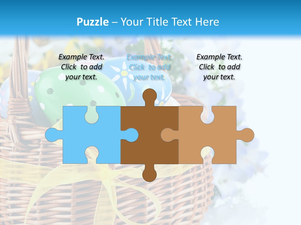 White Blooming Tracery PowerPoint Template