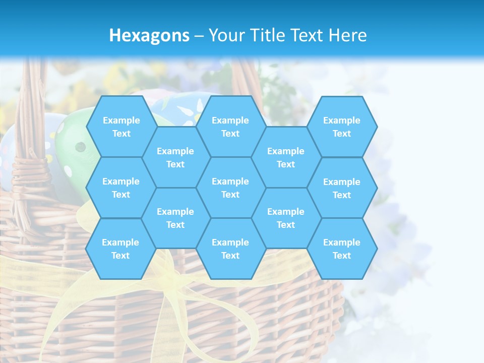 White Blooming Tracery PowerPoint Template