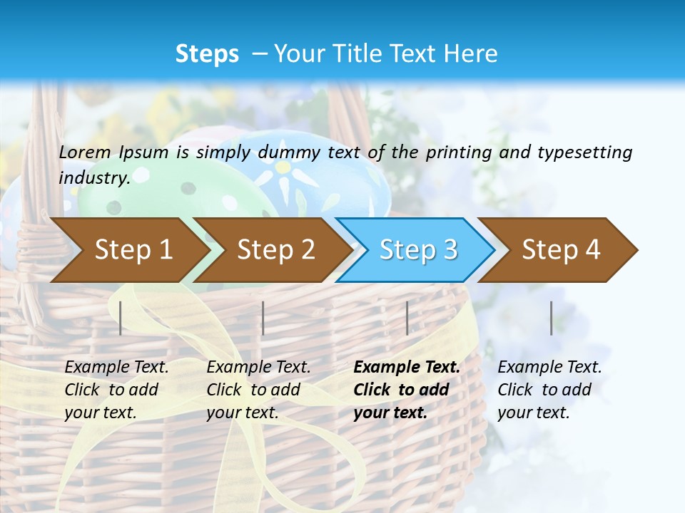 White Blooming Tracery PowerPoint Template