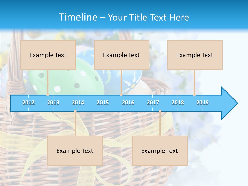 White Blooming Tracery PowerPoint Template