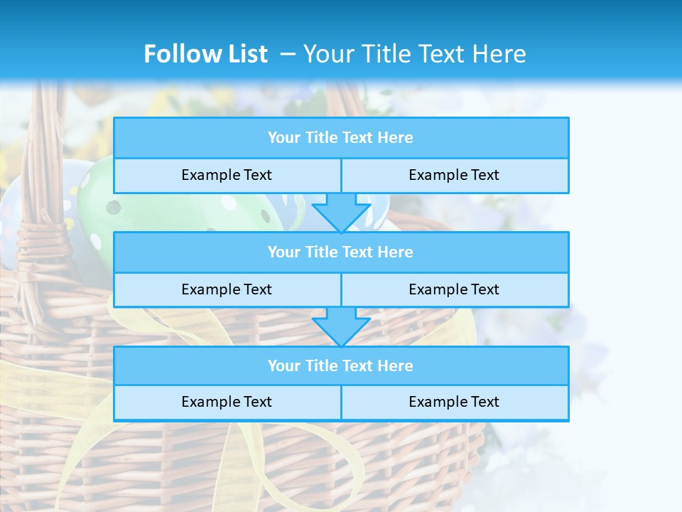 White Blooming Tracery PowerPoint Template