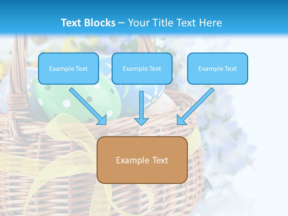 White Blooming Tracery PowerPoint Template