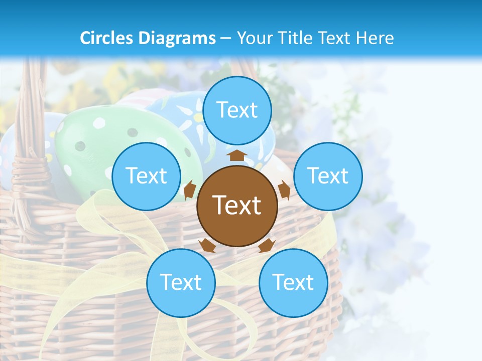 White Blooming Tracery PowerPoint Template