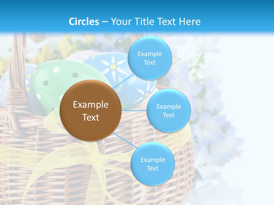 White Blooming Tracery PowerPoint Template