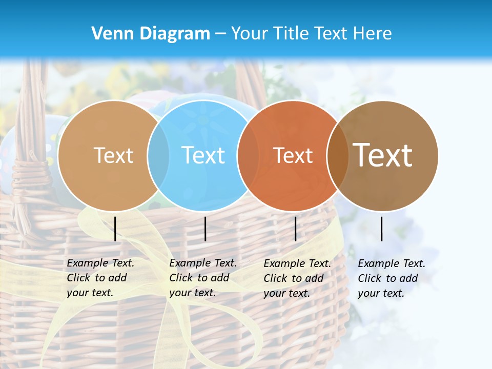 White Blooming Tracery PowerPoint Template