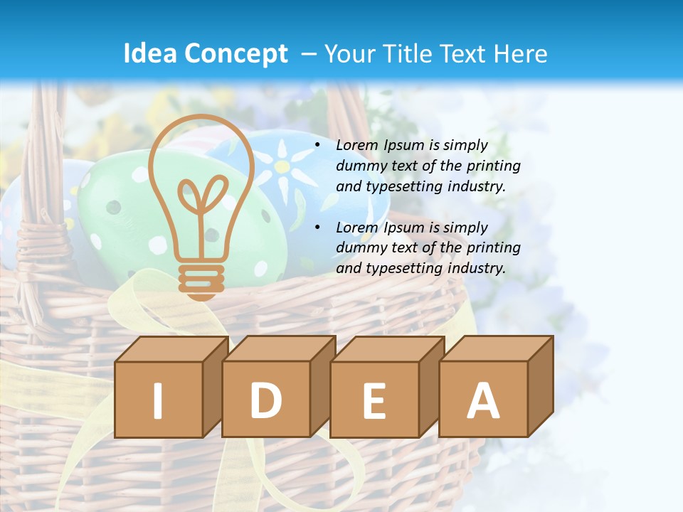 White Blooming Tracery PowerPoint Template