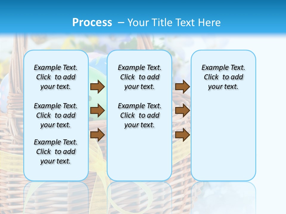 White Blooming Tracery PowerPoint Template