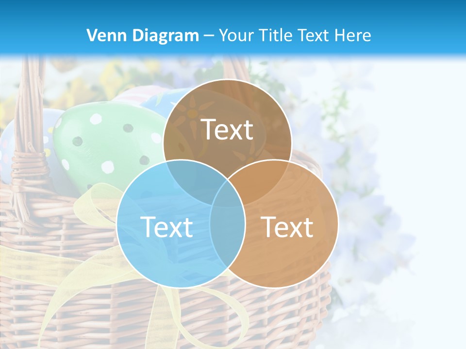 White Blooming Tracery PowerPoint Template