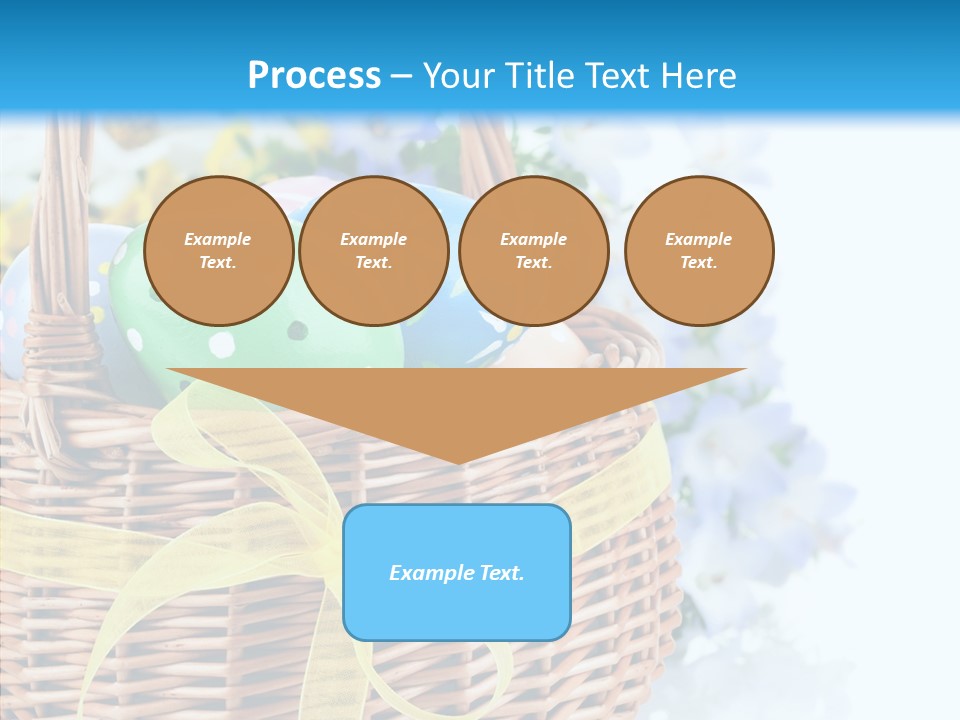 White Blooming Tracery PowerPoint Template