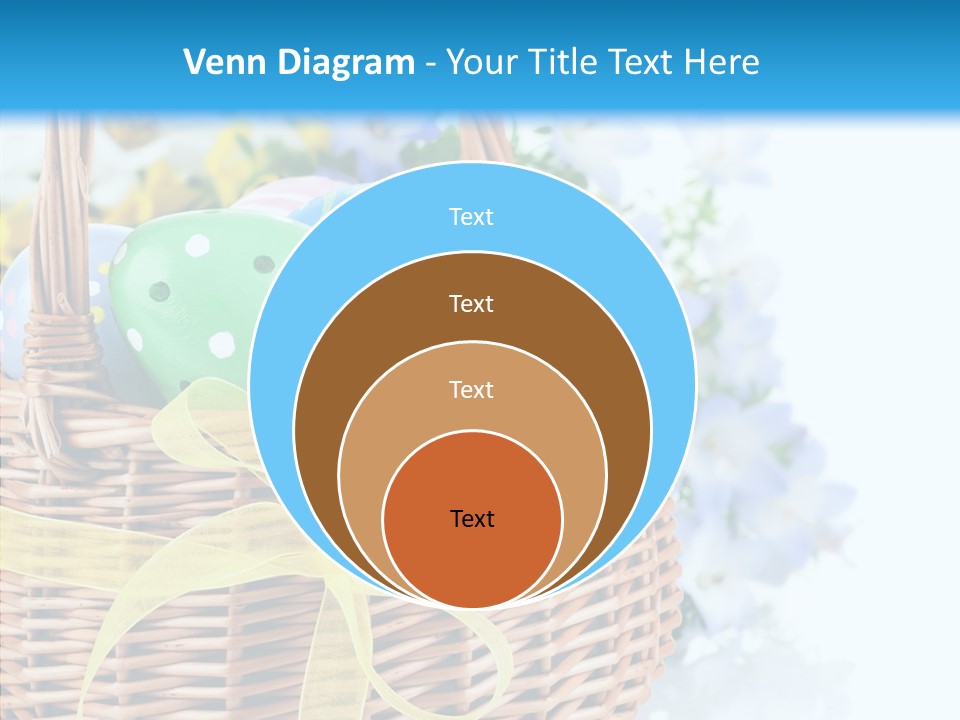 White Blooming Tracery PowerPoint Template