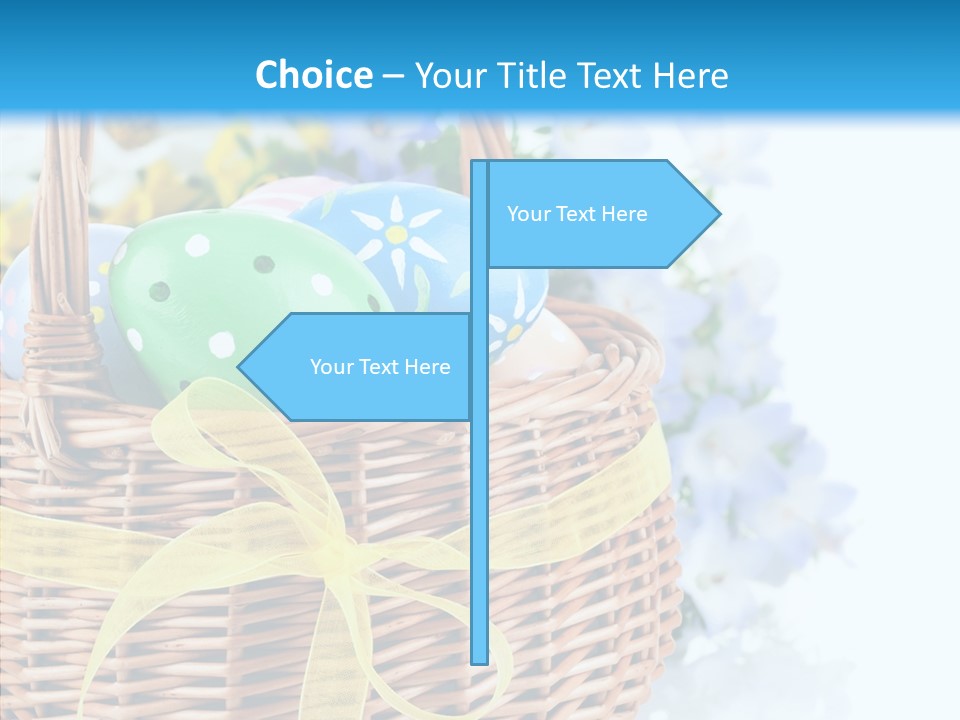 White Blooming Tracery PowerPoint Template