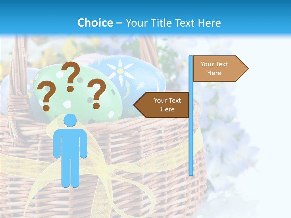 White Blooming Tracery PowerPoint Template