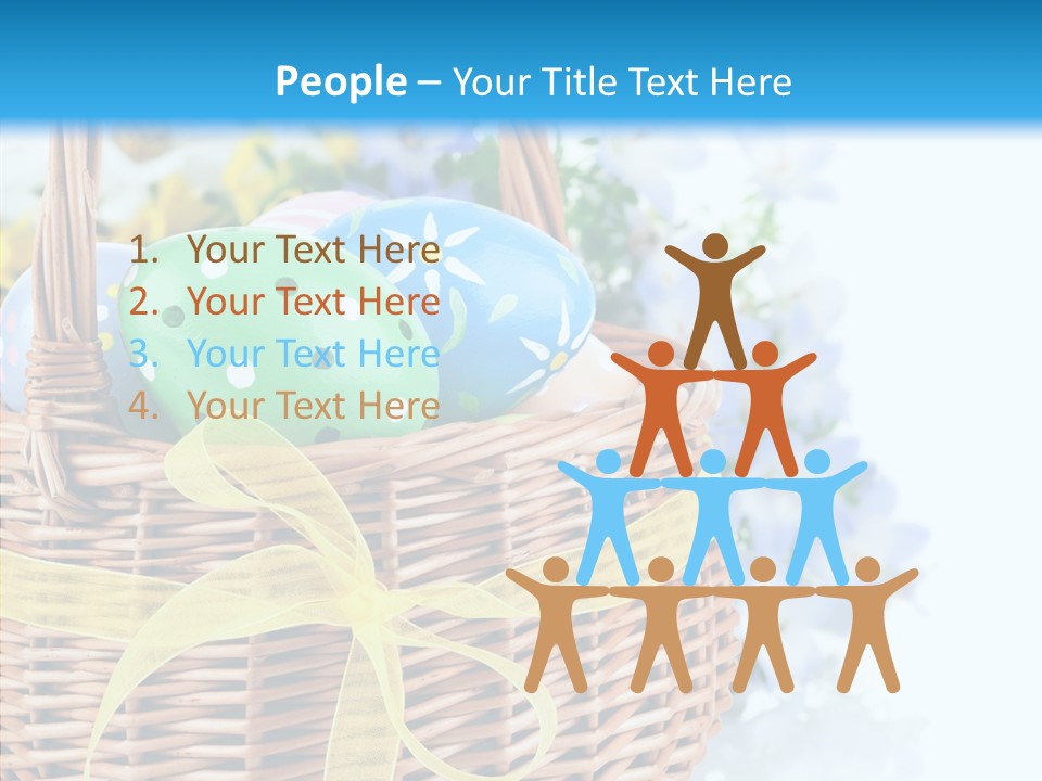 White Blooming Tracery PowerPoint Template