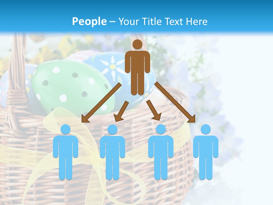 White Blooming Tracery PowerPoint Template