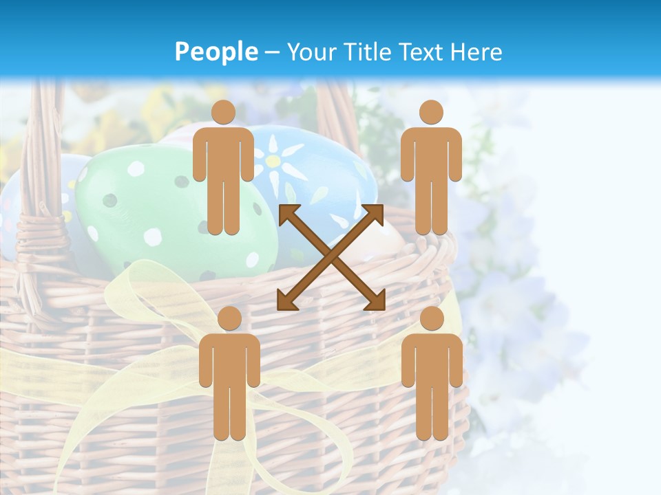 White Blooming Tracery PowerPoint Template