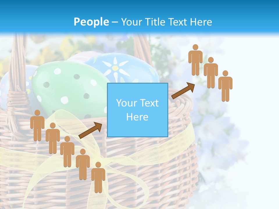 White Blooming Tracery PowerPoint Template