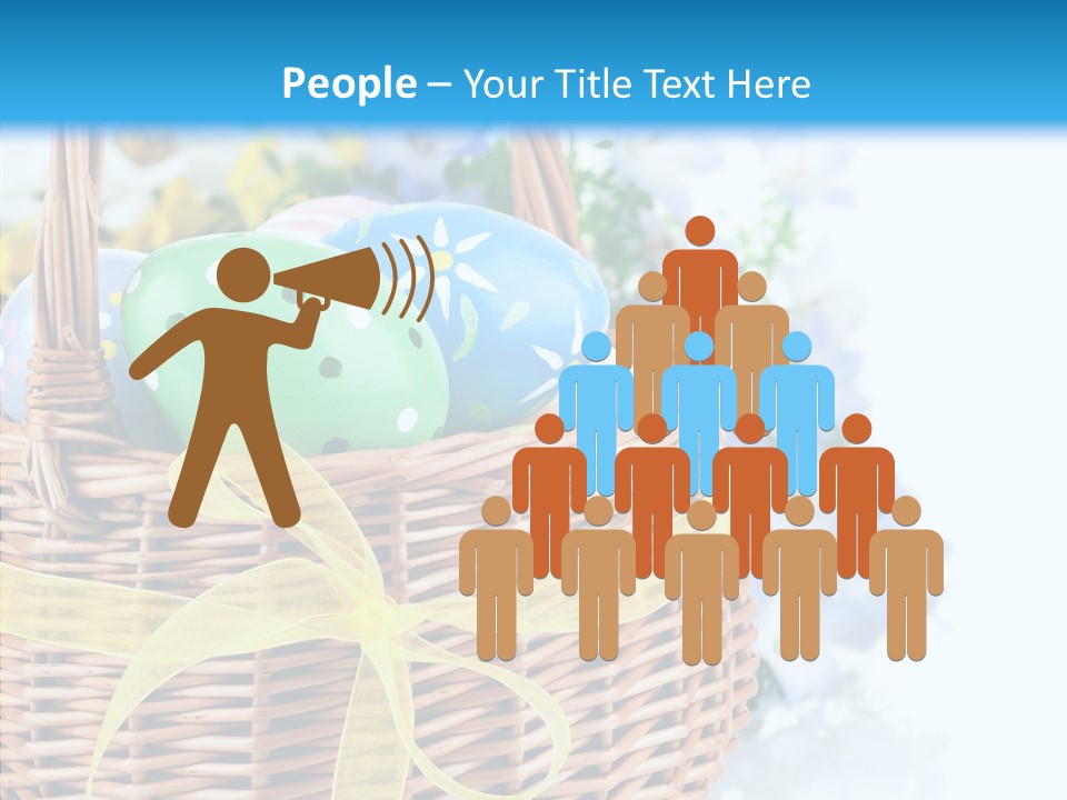 White Blooming Tracery PowerPoint Template