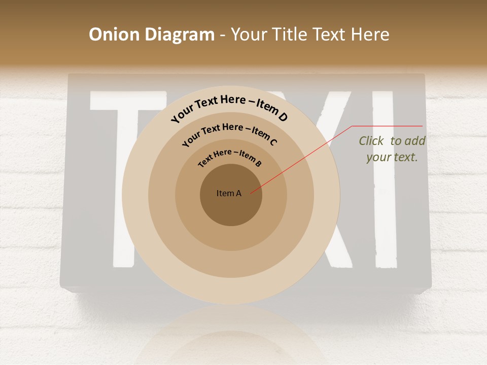 Transportation Journey Sign PowerPoint Template