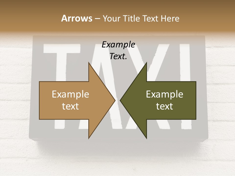 Transportation Journey Sign PowerPoint Template
