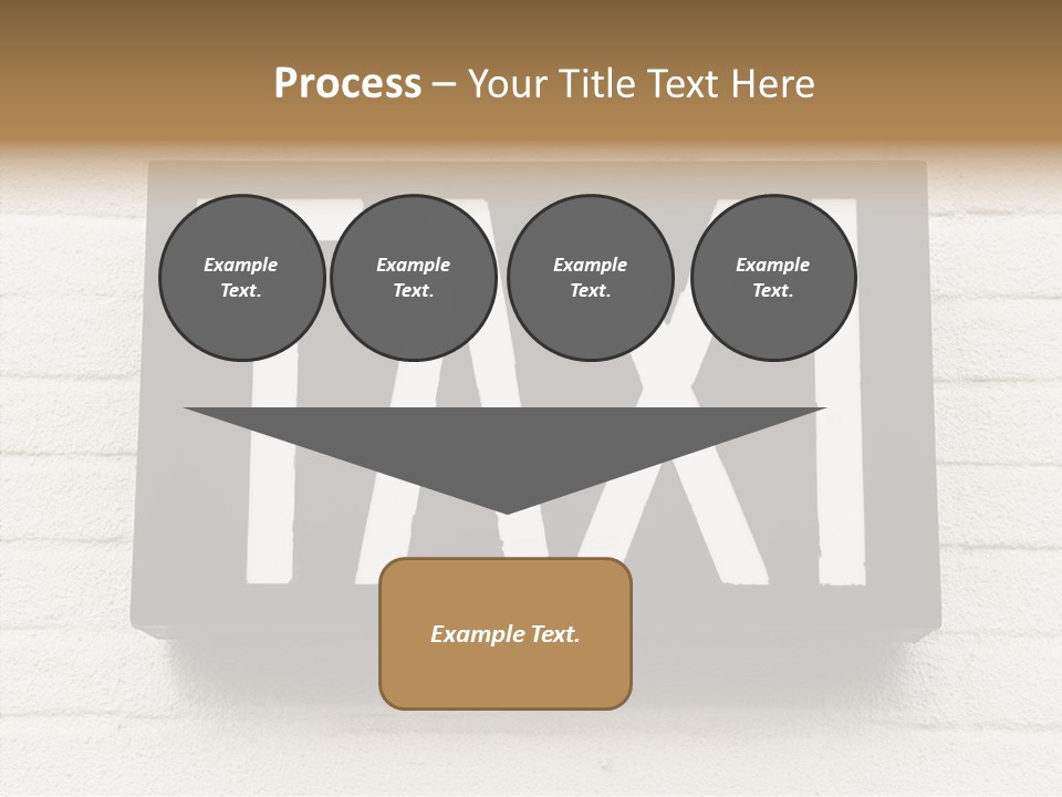 Transportation Journey Sign PowerPoint Template