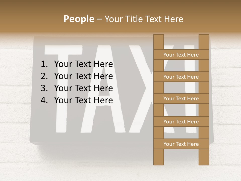 Transportation Journey Sign PowerPoint Template