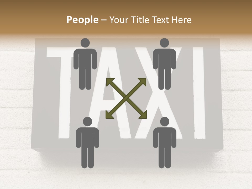 Transportation Journey Sign PowerPoint Template