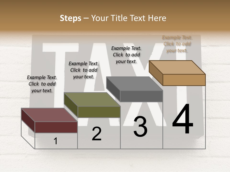 Transportation Journey Sign PowerPoint Template