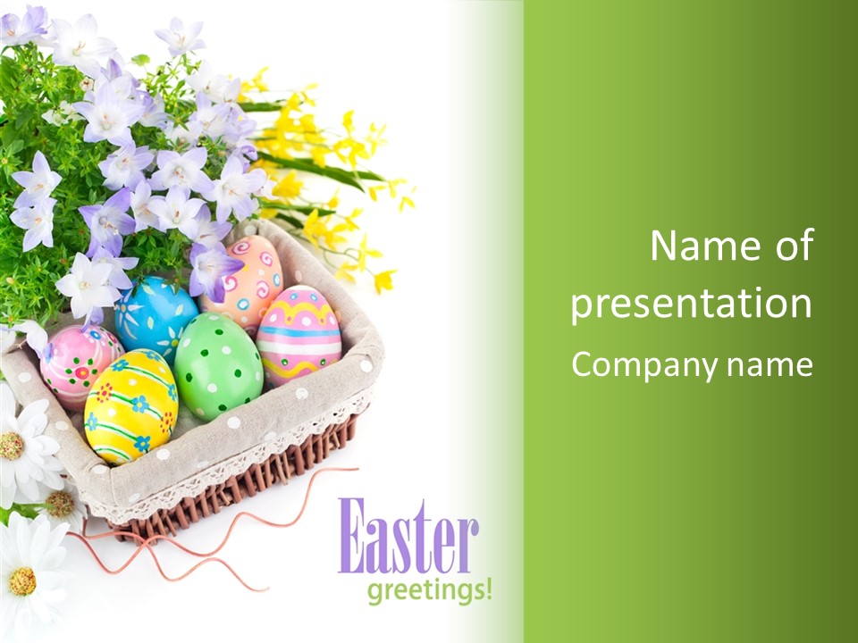 Decorate Egg Adorned PowerPoint Template