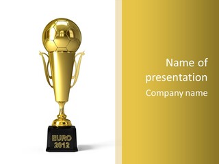 Winner Cup Football PowerPoint Template