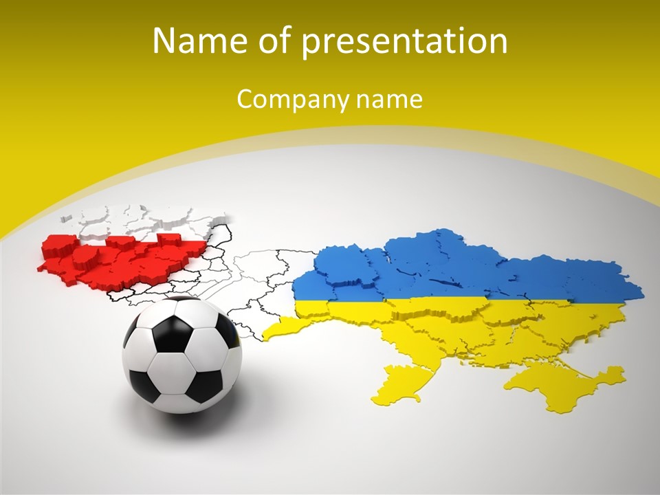 Ball Country Shape PowerPoint Template