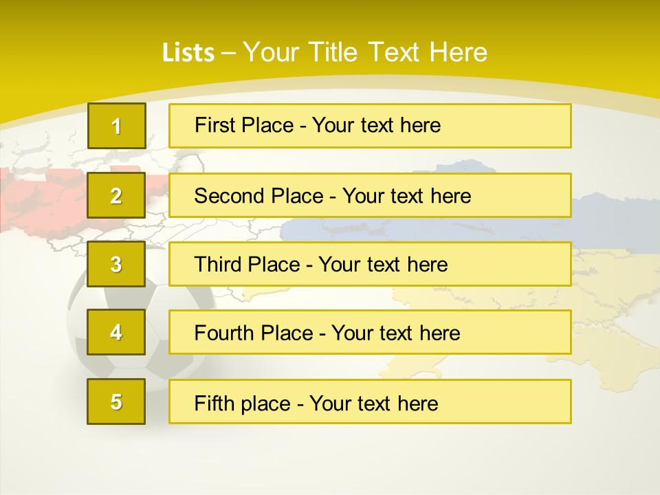 Ball Country Shape PowerPoint Template