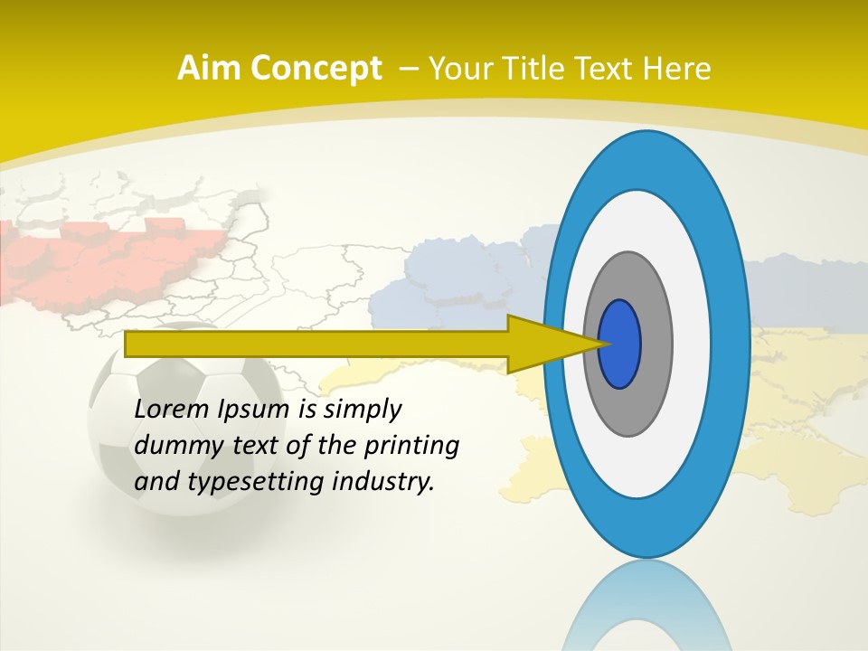 Ball Country Shape PowerPoint Template