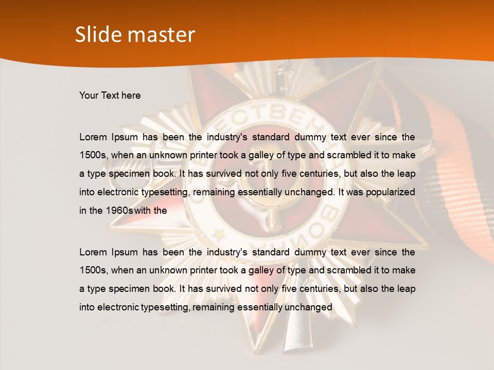 Spring Black Striped PowerPoint Template