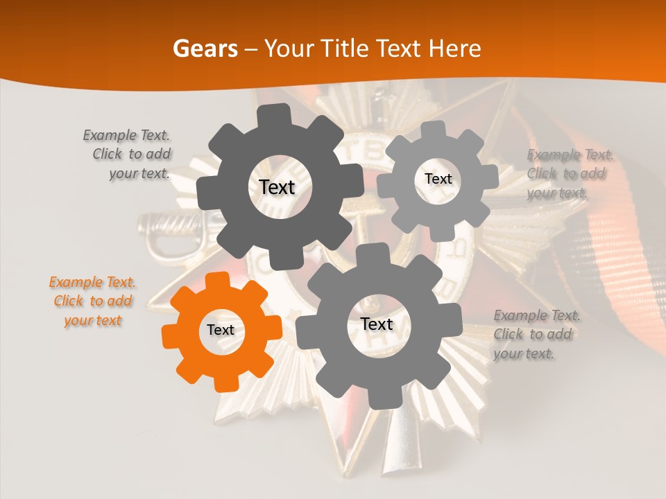 Spring Black Striped PowerPoint Template